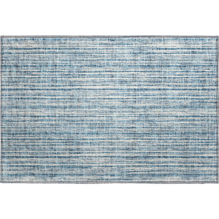 Piper Looms Mayfield Stripes AMF760 Blue Machine Washable Area Rug Scatter Main Image