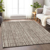 Piper Looms Mayfield Stripes AMF760 Brown Machine Washable Area Rug Lifestyle Image Feature