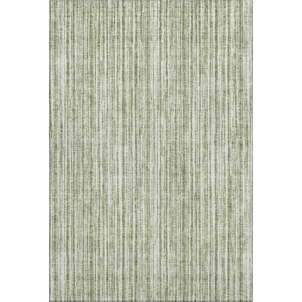 Piper Looms Mayfield Stripes AMF760 Green Machine Washable Area Rug main image