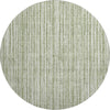 Piper Looms Mayfield Stripes AMF760 Green Machine Washable Area Rug Round Main Image