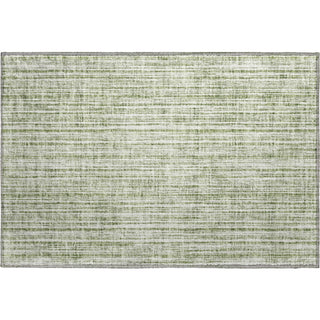 Piper Looms Mayfield Stripes AMF760 Green Machine Washable Area Rug Scatter Main Image
