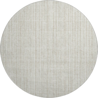 Piper Looms Mayfield Stripes AMF760 Ivory Machine Washable Area Rug Round Main Image