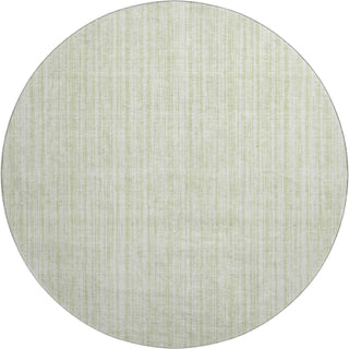 Piper Looms Mayfield Stripes AMF760 Mint Machine Washable Area Rug Round Main Image