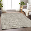 Piper Looms Mayfield Stripes AMF760 Taupe Machine Washable Area Rug Lifestyle Image Feature
