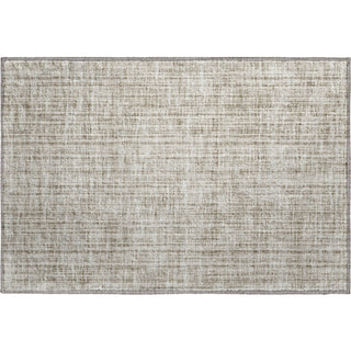 Piper Looms Mayfield Stripes AMF760 Taupe Machine Washable Area Rug Scatter Main Image