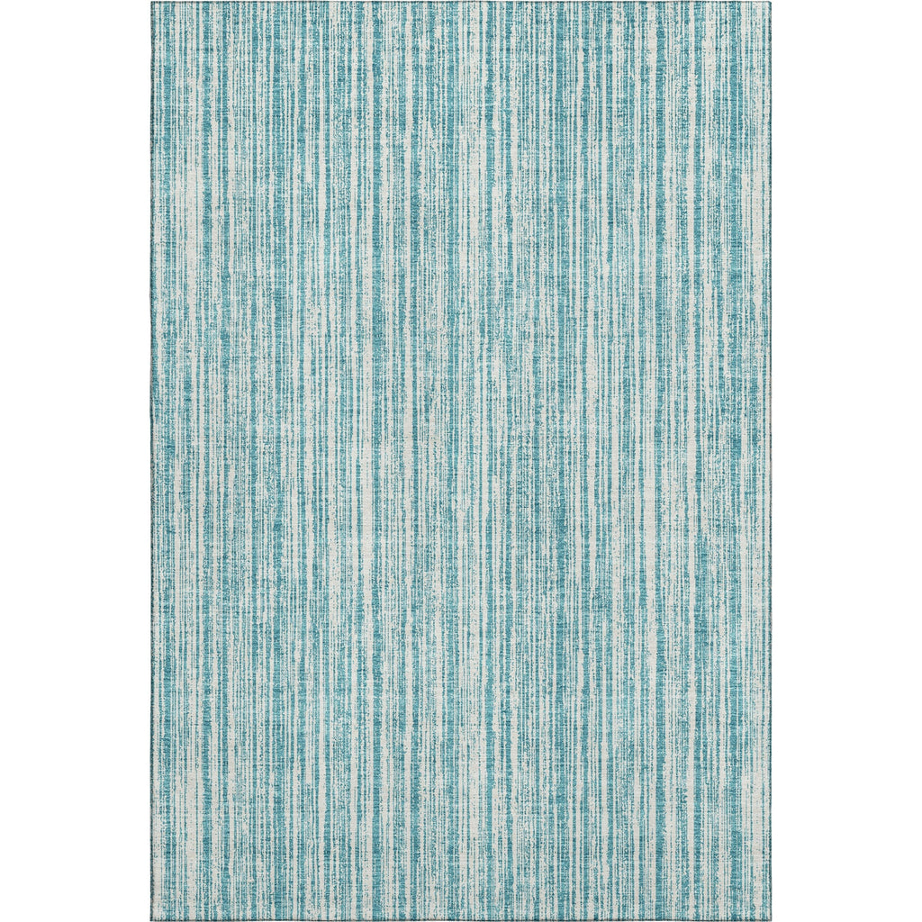 Piper Looms Mayfield Stripes AMF760 Teal Machine Washable Area Rug main image