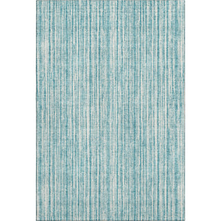 Piper Looms Mayfield Stripes AMF760 Teal Machine Washable Area Rug main image
