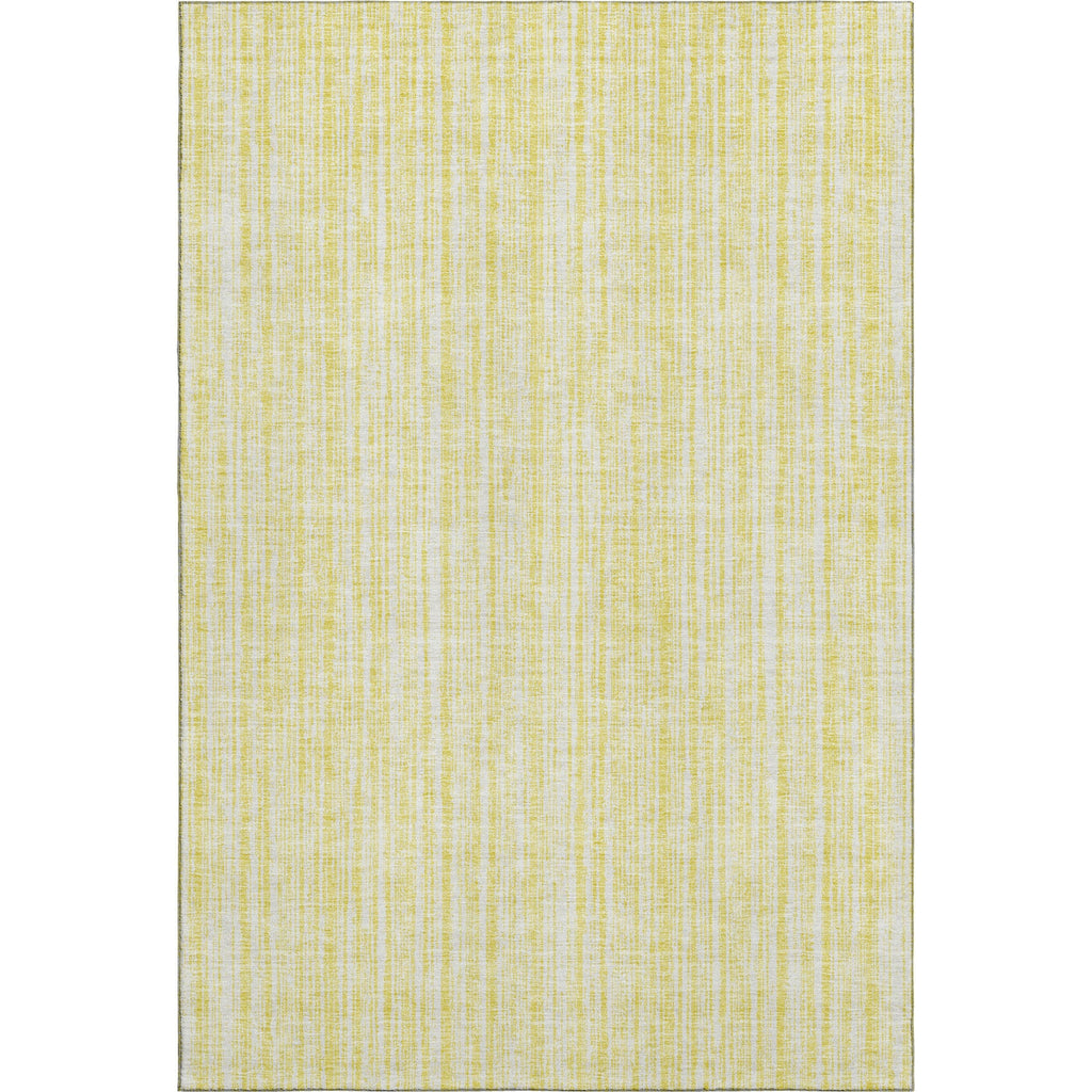 Piper Looms Mayfield Stripes AMF760 Yellow Machine Washable Area Rug main image