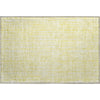 Piper Looms Mayfield Stripes AMF760 Yellow Machine Washable Area Rug Scatter Main Image