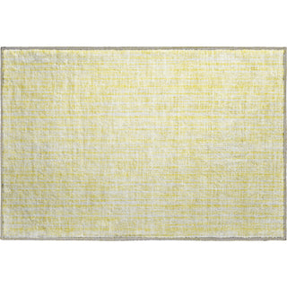Piper Looms Mayfield Stripes AMF760 Yellow Machine Washable Area Rug Scatter Main Image