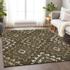 Piper Looms Mayfield Diamond AMF761 Fudge Machine Washable Area Rug Lifestyle Image Feature