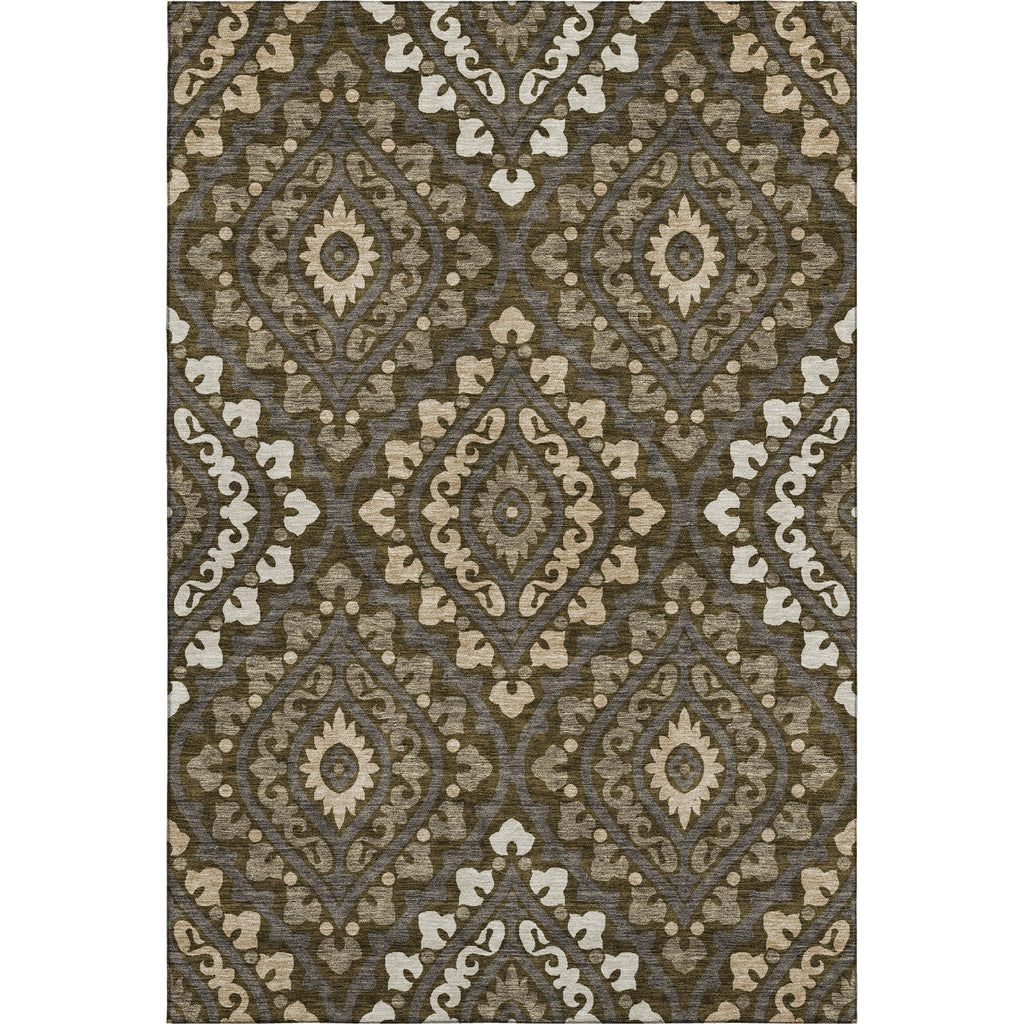 Piper Looms Mayfield Diamond AMF761 Fudge Machine Washable Area Rug main image