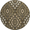 Piper Looms Mayfield Diamond AMF761 Fudge Machine Washable Area Rug Round Main Image