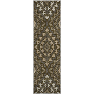 Piper Looms Mayfield Diamond AMF761 Fudge Machine Washable Area Rug Runner Main Image