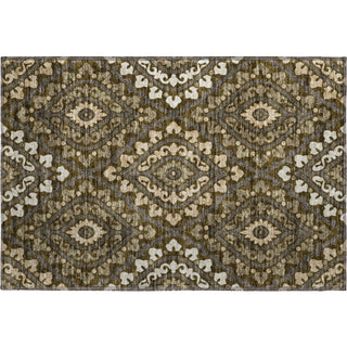 Piper Looms Mayfield Diamond AMF761 Fudge Machine Washable Area Rug Scatter Main Image