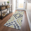 Piper Looms Mayfield Diamond AMF761 Gray Machine Washable Area Rug Runner Lifestyle Image Feature