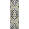Piper Looms Mayfield Diamond AMF761 Gray Machine Washable Area Rug Runner Main Image