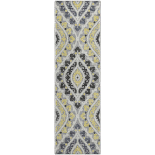 Piper Looms Mayfield Diamond AMF761 Gray Machine Washable Area Rug Runner Main Image