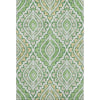 Piper Looms Mayfield Diamond AMF761 Green Machine Washable Area Rug main image