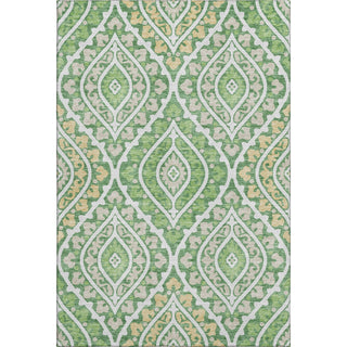 Piper Looms Mayfield Diamond AMF761 Green Machine Washable Area Rug main image