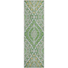 Piper Looms Mayfield Diamond AMF761 Green Machine Washable Area Rug Runner Main Image