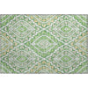 Piper Looms Mayfield Diamond AMF761 Green Machine Washable Area Rug Scatter Main Image