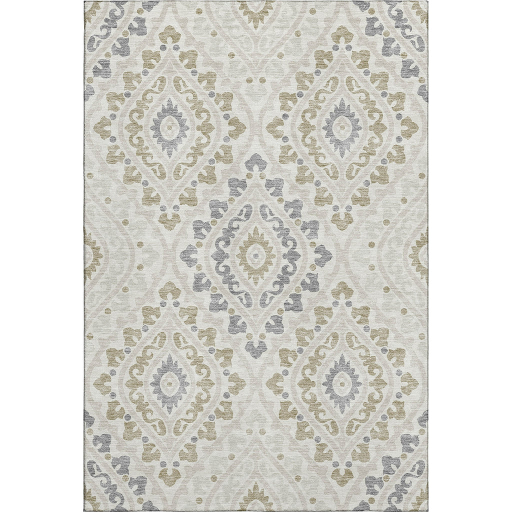 Piper Looms Mayfield Diamond AMF761 Ivory Machine Washable Area Rug main image