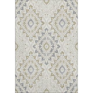 Piper Looms Mayfield Diamond AMF761 Ivory Machine Washable Area Rug main image