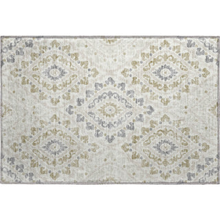 Piper Looms Mayfield Diamond AMF761 Ivory Machine Washable Area Rug Scatter Main Image