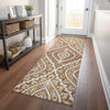 Piper Looms Mayfield Diamond AMF761 Paprika Machine Washable Area Rug Runner Lifestyle Image Feature