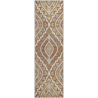 Piper Looms Mayfield Diamond AMF761 Paprika Machine Washable Area Rug Runner Main Image