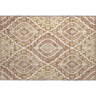 Piper Looms Mayfield Diamond AMF761 Paprika Machine Washable Area Rug Scatter Main Image