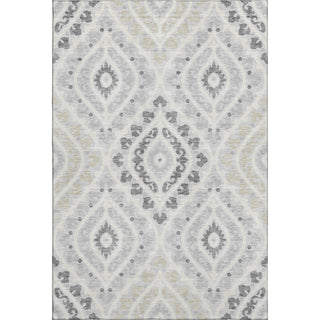 Piper Looms Mayfield Diamond AMF761 Silver Machine Washable Area Rug main image