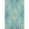 Piper Looms Mayfield Diamond AMF761 Teal Machine Washable Area Rug main image