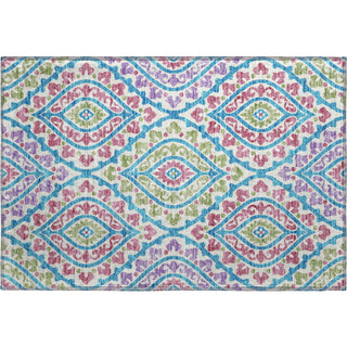 Piper Looms Mayfield Diamond AMF761 White Machine Washable Area Rug Scatter Main Image
