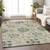Piper Looms Mayfield Floral AMF762 Beige Machine Washable Area Rug Lifestyle Image Feature