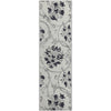 Piper Looms Mayfield Floral AMF762 Black Machine Washable Area Rug Runner Main Image