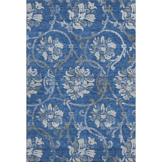 Piper Looms Mayfield Floral AMF762 Blue Machine Washable Area Rug main image