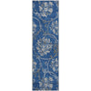 Piper Looms Mayfield Floral AMF762 Blue Machine Washable Area Rug Runner Main Image