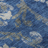 Piper Looms Mayfield Floral AMF762 Blue Machine Washable Area Rug Swatch Image