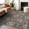 Piper Looms Mayfield Floral AMF762 Brown Machine Washable Area Rug Lifestyle Image Feature
