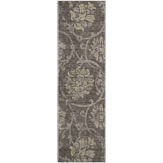 Piper Looms Mayfield Floral AMF762 Brown Machine Washable Area Rug Runner Main Image