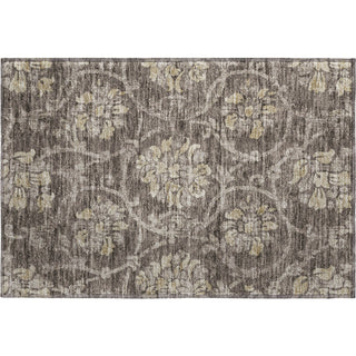 Piper Looms Mayfield Floral AMF762 Brown Machine Washable Area Rug Scatter Main Image
