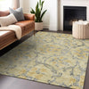 Piper Looms Mayfield Floral AMF762 Gold Machine Washable Area Rug Lifestyle Image Feature