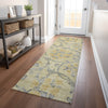 Piper Looms Mayfield Floral AMF762 Gold Machine Washable Area Rug Runner Lifestyle Image Feature