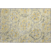 Piper Looms Mayfield Floral AMF762 Gold Machine Washable Area Rug Scatter Main Image