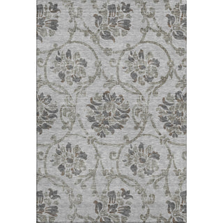 Piper Looms Mayfield Floral AMF762 Gray Machine Washable Area Rug main image