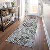 Piper Looms Mayfield Floral AMF762 Gray Machine Washable Area Rug Runner Lifestyle Image Feature