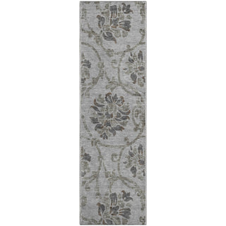 Piper Looms Mayfield Floral AMF762 Gray Machine Washable Area Rug Runner Main Image