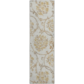Piper Looms Mayfield Floral AMF762 Ivory Machine Washable Area Rug Runner Main Image